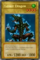 Carta Lesser Dragon - Yu-Gi-Oh! Forbidden Memories