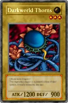 Carta Darkworld Thorns - Yu-Gi-Oh! Forbidden Memories