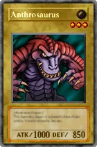 Carta Anthrosaurus - Yu-Gi-Oh! Forbidden Memories