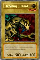 Carta Drooling Lizard - Yu-Gi-Oh! Forbidden Memories