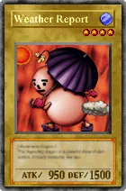 Carta Weather Report - Yu-Gi-Oh! Forbidden Memories