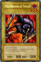 Carta Mechanical Snail - Yu-Gi-Oh! Forbidden Memories