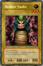 Carta Beaked Snake - Yu-Gi-Oh! Forbidden Memories