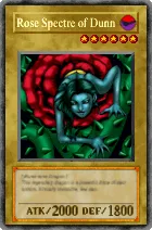 Carta Rose Spectre of Dunn - Yu-Gi-Oh! Forbidden Memories
