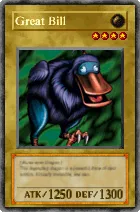 Carta Great Bill - Yu-Gi-Oh! Forbidden Memories