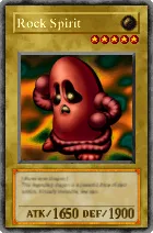 Carta Rock Spirit - Yu-Gi-Oh! Forbidden Memories