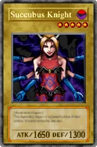 Carta Succubus Knight - Yu-Gi-Oh! Forbidden Memories