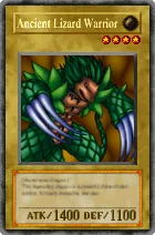 Carta Ancient Lizard Warrior - Yu-Gi-Oh! Forbidden Memories
