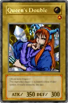 Carta Queen's Double - Yu-Gi-Oh! Forbidden Memories