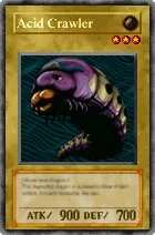 Carta Acid Crawler - Yu-Gi-Oh! Forbidden Memories