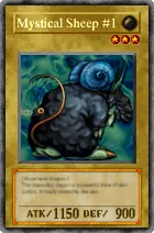 Carta Mystical Sheep #1 - Yu-Gi-Oh! Forbidden Memories