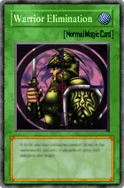Carta Warrior Elimination - Yu-Gi-Oh! Forbidden Memories