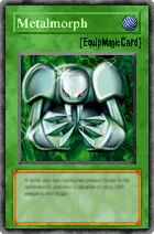 Carta Metalmorph - Yu-Gi-Oh! Forbidden Memories