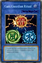 Carta Gate Guardian Ritual - Yu-Gi-Oh! Forbidden Memories