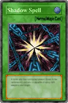 Carta Shadow Spell - Yu-Gi-Oh! Forbidden Memories
