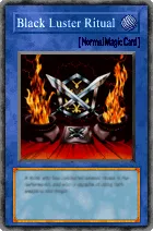 Carta Black Luster Ritual - Yu-Gi-Oh! Forbidden Memories