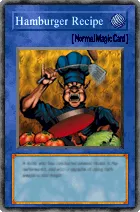 Carta Hamburger Recipe - Yu-Gi-Oh! Forbidden Memories