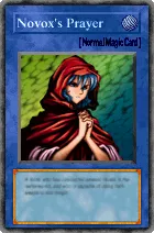 Carta Novox's Prayer - Yu-Gi-Oh! Forbidden Memories