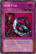 Carta Bear Trap - Yu-Gi-Oh! Forbidden Memories