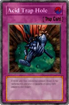 Carta Acid Trap Hole - Yu-Gi-Oh! Forbidden Memories