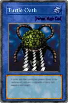 Carta Turtle Oath - Yu-Gi-Oh! Forbidden Memories