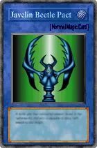 Carta Javelin Beetle Pact - Yu-Gi-Oh! Forbidden Memories