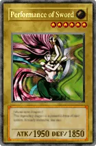 Carta Performance of Sword - Yu-Gi-Oh! Forbidden Memories