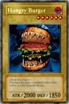Carta Hungry Burger - Yu-Gi-Oh! Forbidden Memories
