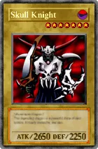 Carta Skull Knight - Yu-Gi-Oh! Forbidden Memories
