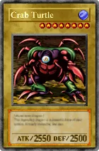 Carta Crab Turtle - Yu-Gi-Oh! Forbidden Memories