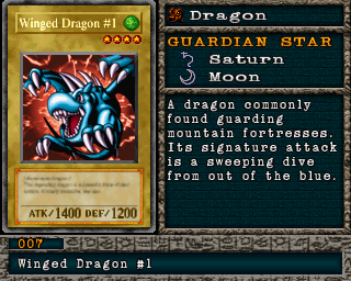 Detalhes da carta Winged Dragon #1