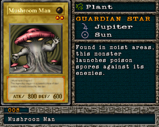Detalhes da carta Mushroom Man