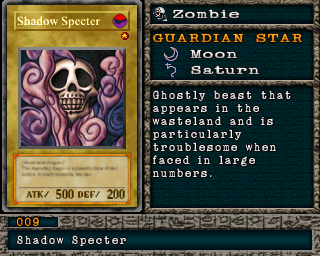 Detalhes da carta Shadow Specter