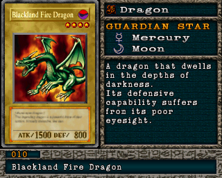 Blackland Fire Dragon em Forbidden Memories
