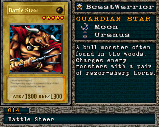 Detalhes da carta Battle Steer