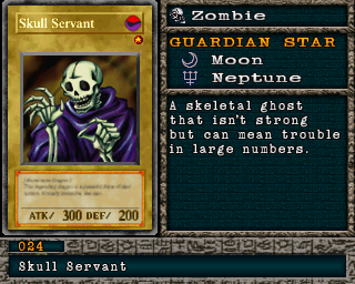 Detalhes da carta Skull Servant