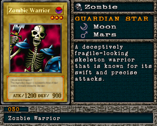 Detalhes da carta Zombie Warrior