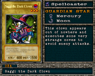 Detalhes da carta Saggi the Dark Clown