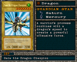 Gaia the Dragon Champion em Forbidden Memories