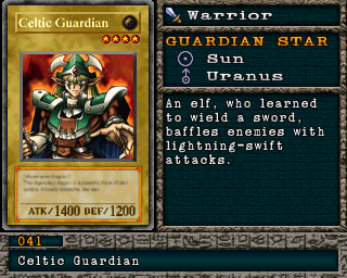 Celtic Guardian em Forbidden Memories