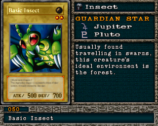 Detalhes da carta Basic Insect