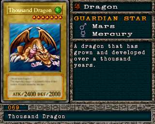 Thousand Dragon em Forbidden Memories