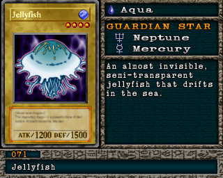 Detalhes da carta Jellyfish