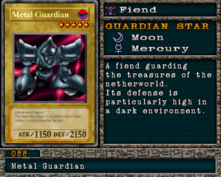 Detalhes da carta Metal Guardian