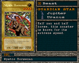 Detalhes da carta Mystic Horseman