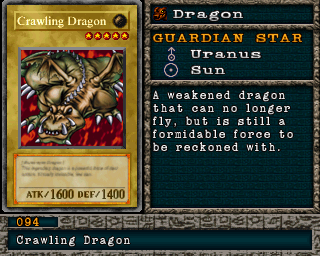 Detalhes da carta Crawling Dragon