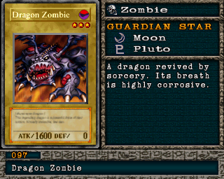 Dragon Zombie em Forbidden Memories