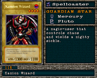 Detalhes da carta Kamion Wizard