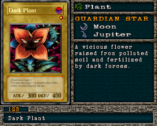Detalhes da carta Dark Plant
