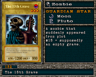 Detalhes da carta The 13th Grave